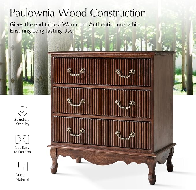 HULALA HOME Transitional Side Table - Image 5