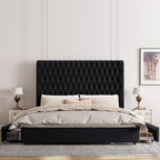 King Size Bed Frame 54" Tall Headboard - Image 7