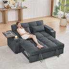 hansones ​66" Multi-Functional Pull-Out Sofa Bed - Image 6