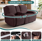 Ruaozz Loveseat Recliner Covers - Image 5