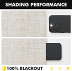 MIULEE 100% Blackout Linen Curtains - Image 7