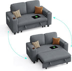 LINSY HOME Sectional Sleeper Sofa Pull Out Couches - Image 7