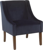 Homepop Home Decor | Upholstered Classic Swoop Arm Accent Chair | Accent Chairs by HomePop