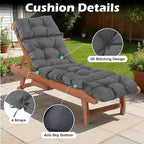 Chaise Lounge Cushions Outdoor, Waterproof & Fade Resistant Patio Lounge Chair - Image 5