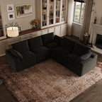 Novilla 104.3" Modular Cloud Couch, Modern Sectional Sofa by Novilla