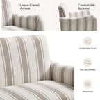 EcoHarbor Living 50.5" Mid-Century Modern Couch, Upholstered Sofa - Image 5