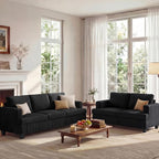 Apicizon 89" Dark Grey Couch for Living Room, Comfy Clound Couch 3 Seater Sofa - Image 7