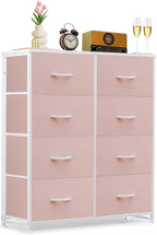 8-Drawer Dresser for Bedroom, Anti-Tip Tall Storage Organizer Chest of Drawers by SageNest