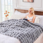 BENVWE Fluffy Faux Fur Throw Blanket - Image 7