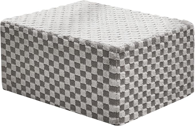 Hobestluk Rectangle Ottoman Memory Foam Footrest - Image 9