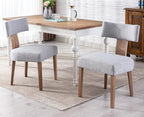 VESCASA Upholstered Farmhouse Dining Chairs by VESCASA