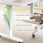 Veken 63x27.6 Inch Large Electric Standing Desk, Heights Adjustable, Sit to - Image 7