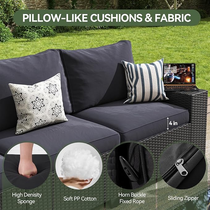 Aoxun 10-Piece Sectional Sofa - Image 5