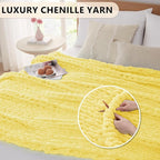 L'AGRATY Chunky Knit Throw Blanket - Image 3
