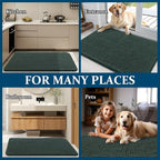 OLANLY Dog Door Mat for Muddy Paws 59x20, Super Absorbent Chenille Mud Mat | - Image 8