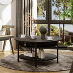 FABATO Round Lift Top Coffee Table - Image 8