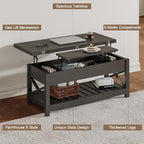 ChooChoo Coffee Table Lift Top, Converts to Dining Table - Image 6