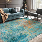RELEANY Washable 6'x9' Abstract Area Rug - Image 2