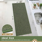 BEQHAUSE Kitchen Runner Rugs 32"x72", Kitchen Mats - Image 2