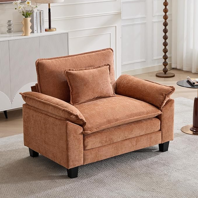 Oprisen Modular Sectional Sofa, Comfy Cloud Couch Sectional Sofa, Chenille Sofa by Oprisen