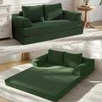 COMAX Futon Sofa Bed, Convertible Folding Sofa Bed, Boneless Couch Loveseat by COMAX