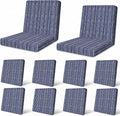 12Pcs Patio Cushion Covers Stretch Outdoor Furniture Protector Slipcovers | by pickyNproud