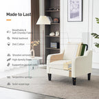 VINGLI Mid Century Modern Accent Chairs - Image 5