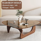 Glass Coffee Table, Triangle Coffee Table - Image 5