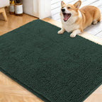 OLANLY Dog Door Mat for Muddy Paws 40x32, Super Absorbent Chenille Mud Mat | by OLANLY