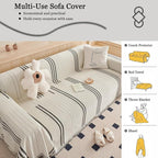 DREAMINGO Couch Cover Washable Chenille Sofa Protector - Image 6