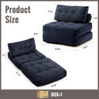 Folding Sofa Bed Convertible Sleeper Chair 33" - Image 2