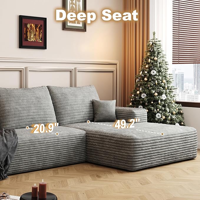 AUGOP 108" Sectional Couches for Living Room Modern Modular Sofa - Image 9