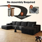 AUGOP 136" Sectional Couches for Living Room Modern Modular Sofa - Image 6