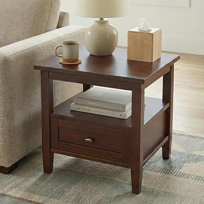 SIMPLIHOME Warm Shaker End Table - Image 2