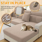 XINEAGE Couch Cushion Covers Seat Cushion Cover Thick Stretch Sofa Slipcovers 3 - Image 5