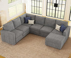 Belffin Modular Sectional Sleeper Sofa - Image 4