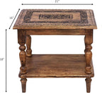 COTTON CRAFT Solid Wood End Table - Image 3