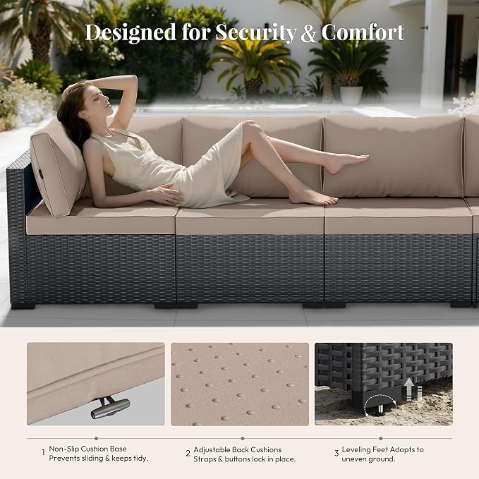 WWR Patio Furniture Set 7 Piece - Image 3