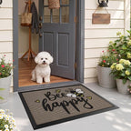 LUMI Outside Welcome Door Mat 24x36, Non-Slip Durable Rubber Easy Clean | Bee - Image 9