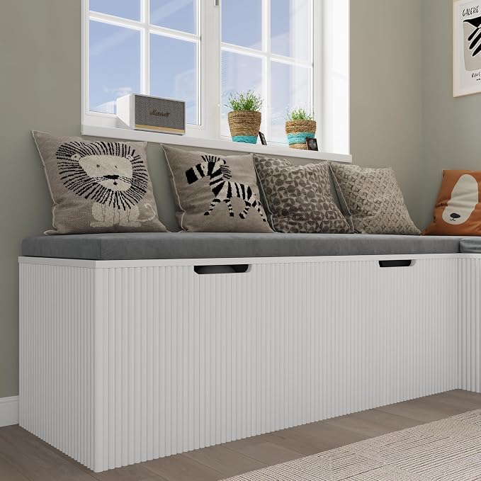 Bobve L-Shape Storage Bench - Image 7
