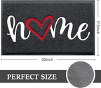 Door Mat Welcome Mat Floor Mat for Entryway, High Traffic Areas | Low Profile - Image 2