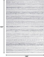cotiled Boho 10x12 Area Rug for Living Room: Large Moroccan Washable Rug | - Image 2