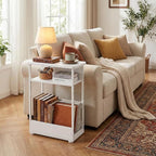 Narrow Side Table, 3-Tier Slim End Table - Image 6