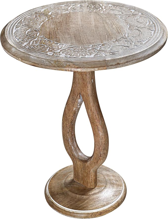 End Tables for Living Room- Small Drink Table for Small Spaces, Modern Accent by TheWoodenTown