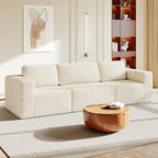 Vesgantti 119" Modular Sectional Sofa, Corduroy Cloud Couch by Vesgantti