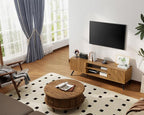 COMHOMA TV Stand for Living Room, Mid Century Modern Entertainment Center for - Image 7