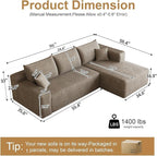 AUGOP 96" Sectional Couches for Living Room Modern Modular Sofa - Image 2