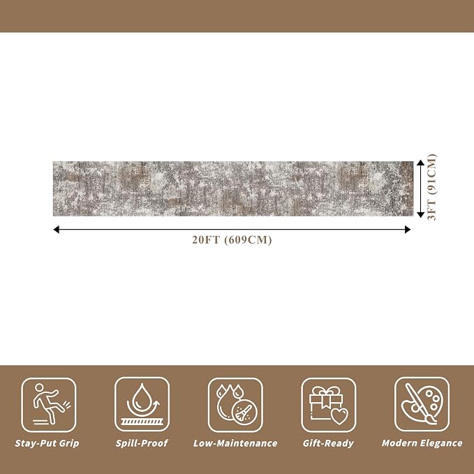 3x20 ft Extra Long Hallway Runner Rug - Image 2