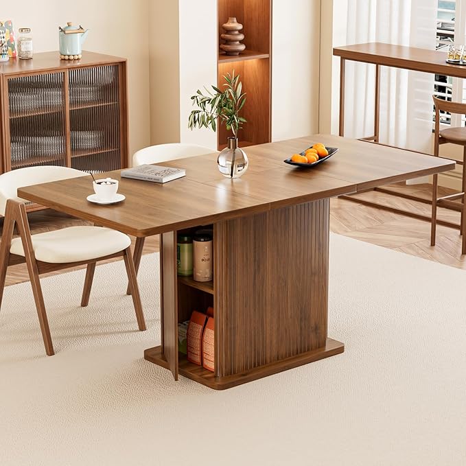 Extendable Kitchen Dining Table by Woemtoric