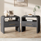 Fatmok 4-Piece Modern Bedroom Furniture Set, 2 Nightstands - Image 7